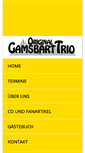 Mobile Screenshot of gamsbart-trio.de